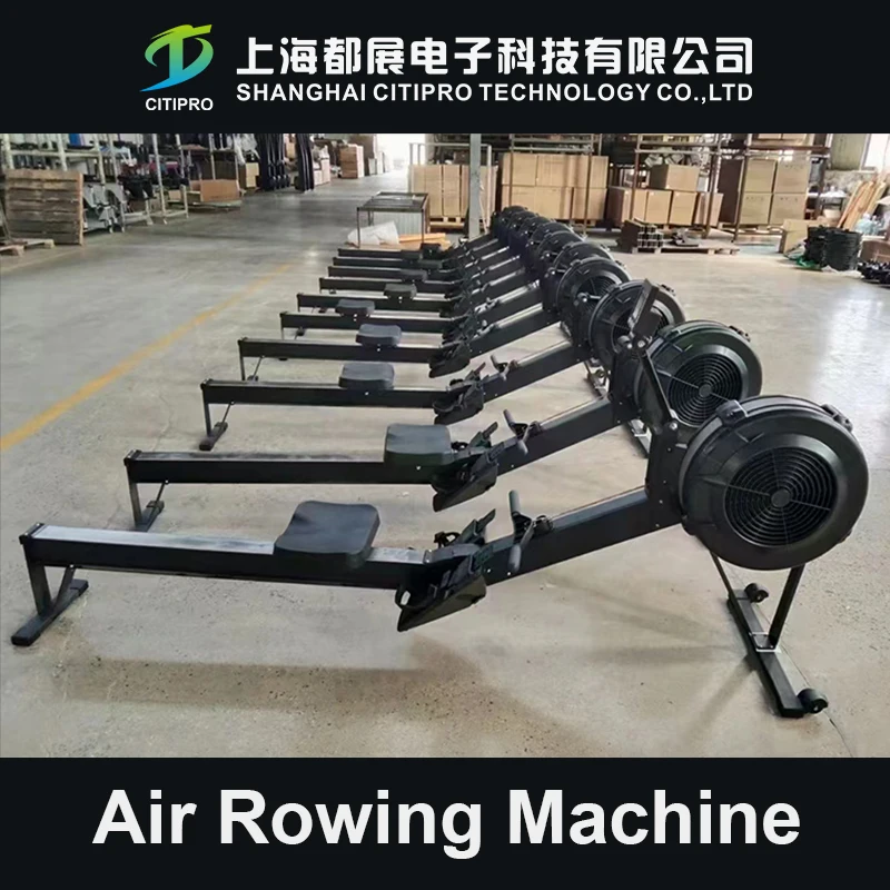 Steel fan air rower for indoor home use, ideal full-body workout rowing machine image 4