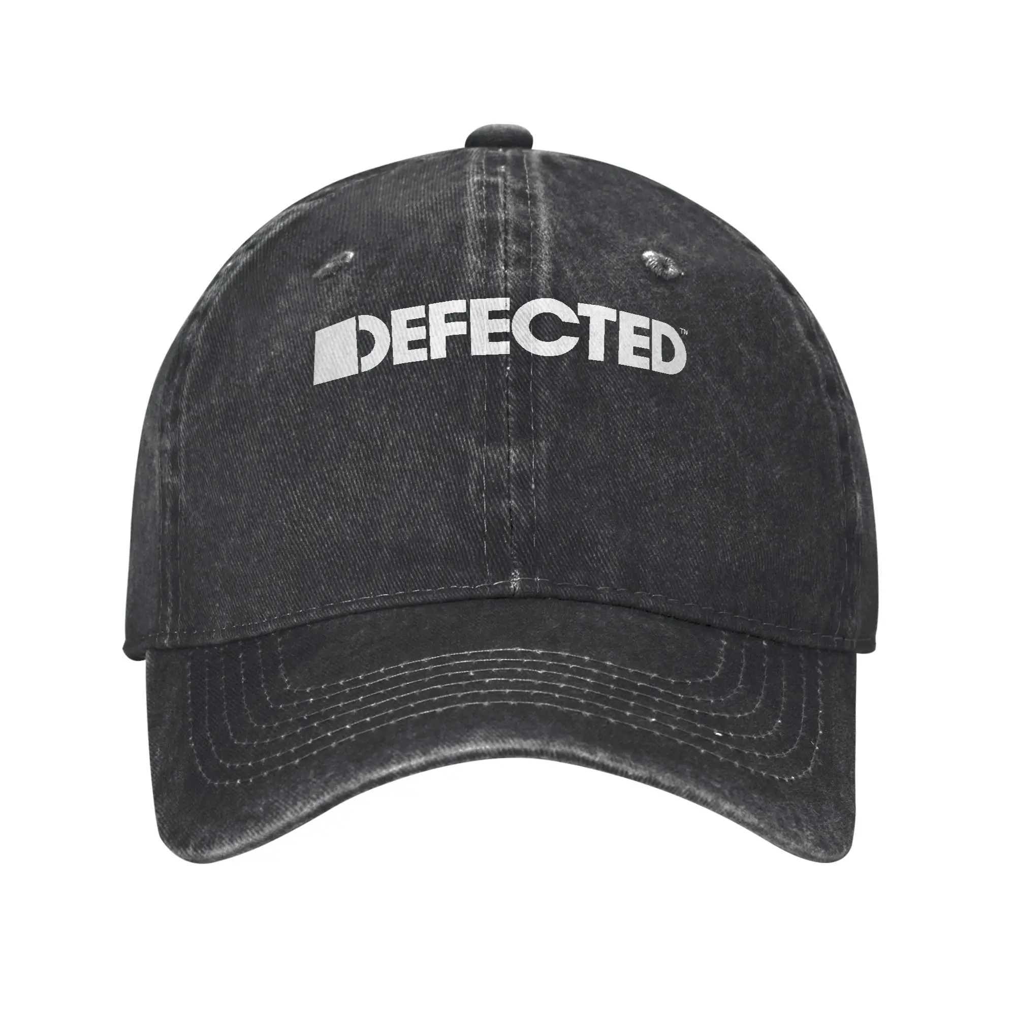 DEFECTED RECORDS Rave Electronic Music Festival Fashion Baseball Cap  Lightweight Mesh Cap  Stadium Watching Game Mesh Cap