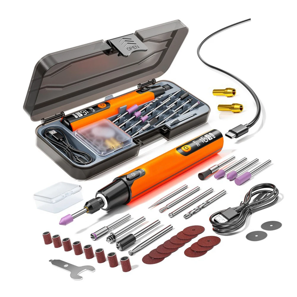 For Crafting Cordless Rotary Tool Accessory Kit Cordless Rotary Tool As Shown In The Figure Digital Display For