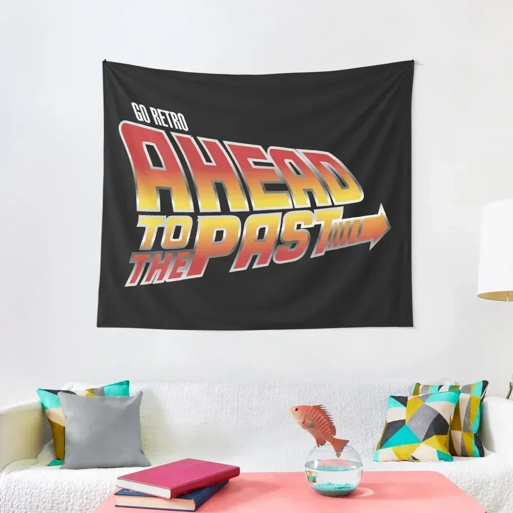 

Go Retro - Ahead To The Past Tapestry Decor For Bedroom Aesthetic Room Decoration Tapestry