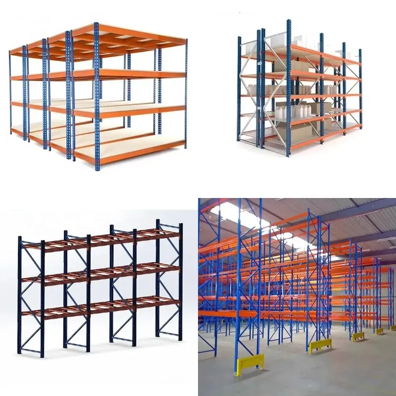 Portable Stacking Racks Heavy Duty Vertical Storage Warehouse Shelves Pallet Equipment