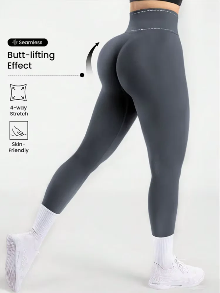 Yoga Pants Sport Leggings For Women High Waist Quick Dry Booty Lifting Push Up Tights Fitness Jogging Workout Plus Size Trousers