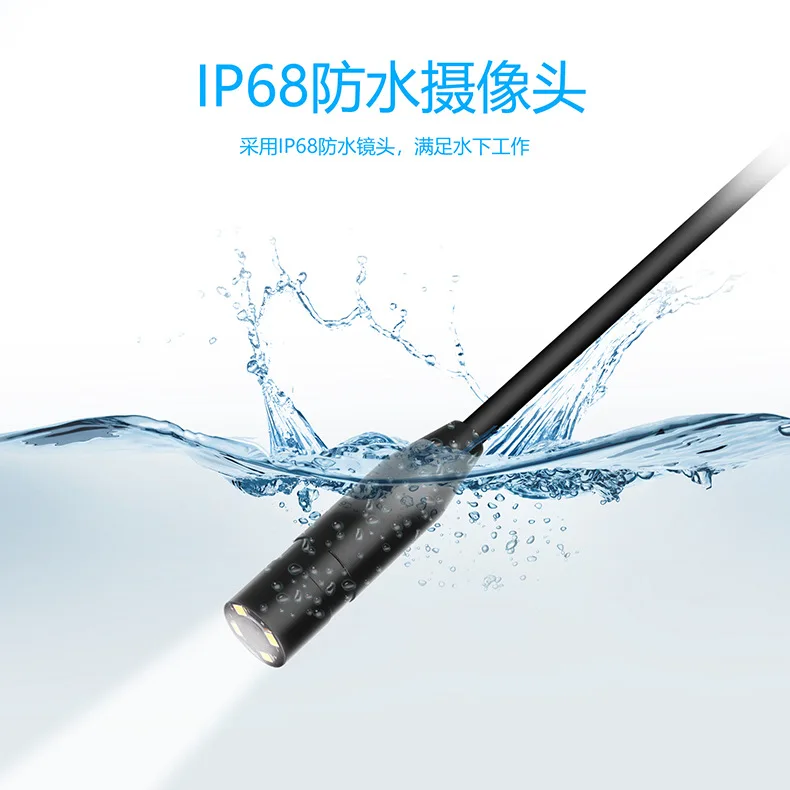 4.5Inch IPS Screen 14MM 5MP 1944P  Industrial Handheld  Endoscope  CMOS Borescope Inspection Digital Microscope Camera