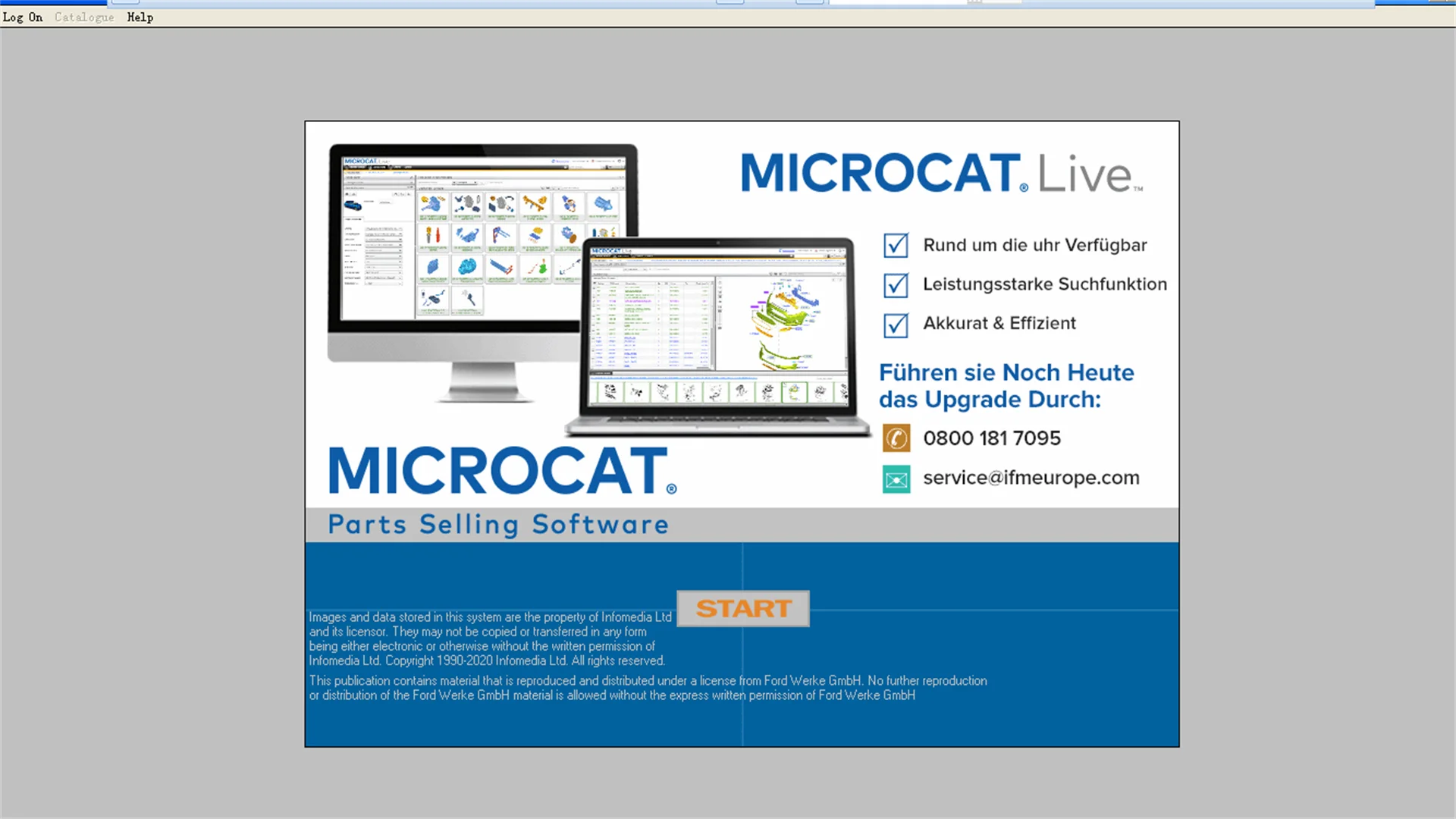 2020.08 Microcat Europe Ford EPC Parts Catalogue