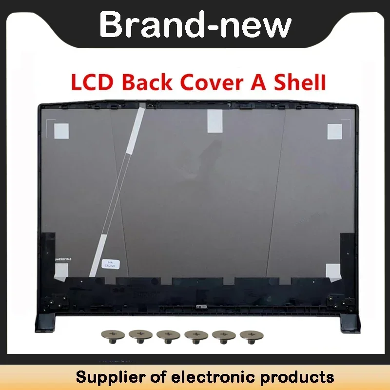 New For MSI Pulse GL66 Crosshair 15 MS-1583 MS-1582 LCD Back Cover  A Shell Gray / black
