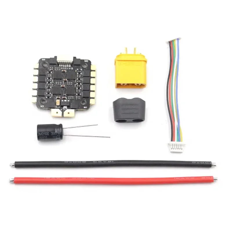 LANNRC 30A mini 4in 1 BLHeli_S ESC 2~6S Lipo 20*20mm mounting hole Support DSHOT600 protocol suitbale for FPV Traversing Drones