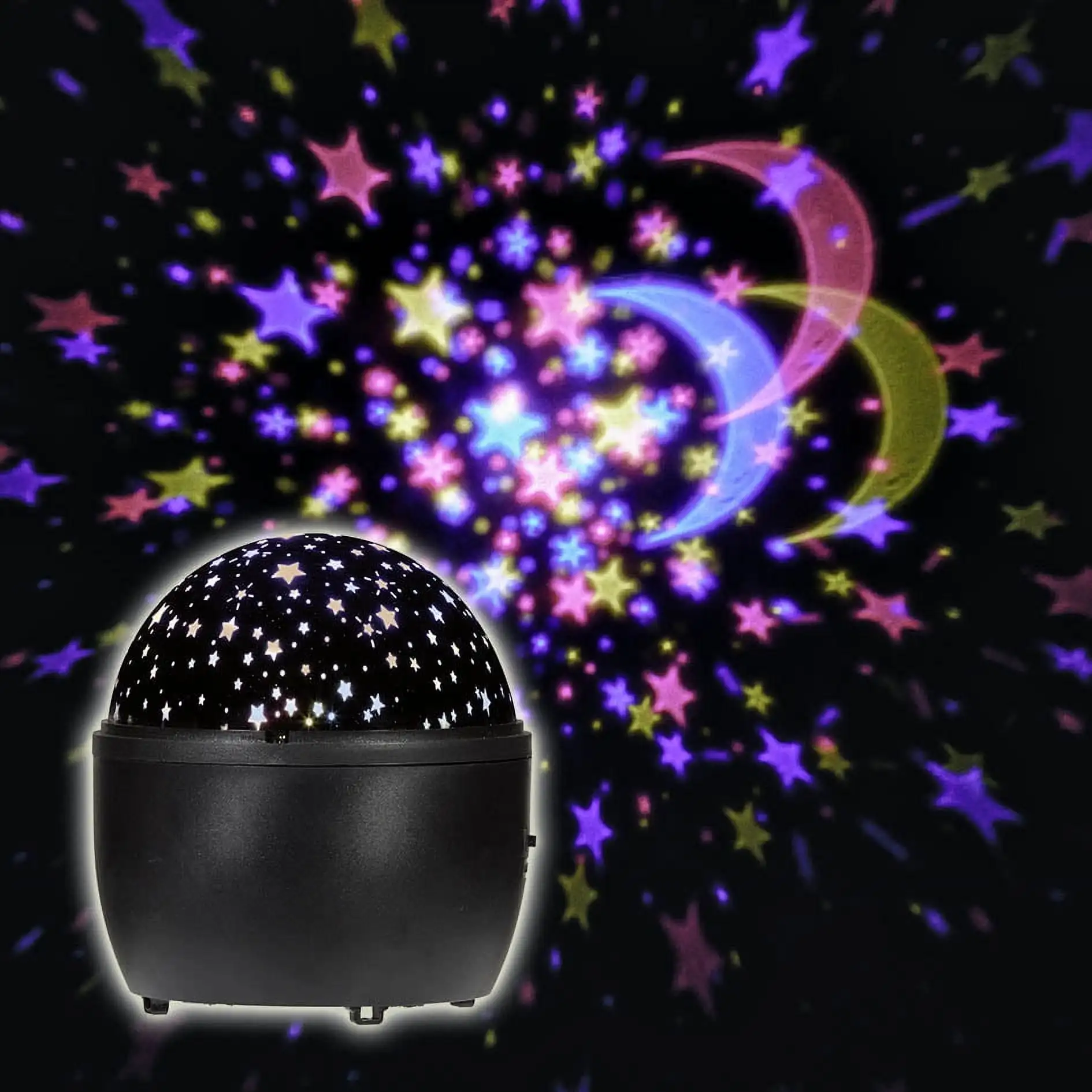 

Indoor Battery Operated Multicolor LED Galaxy Table Top Projector Lamp with Timer
