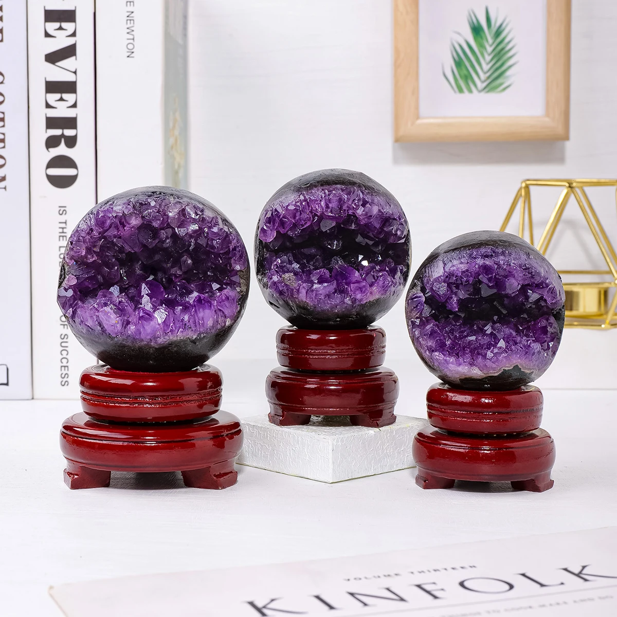 1pc Natural Crystal Brazilian Amethyst Cluster Healing Reiki Open Smile Ball Auspicious Wealth Home Decoration Crafts