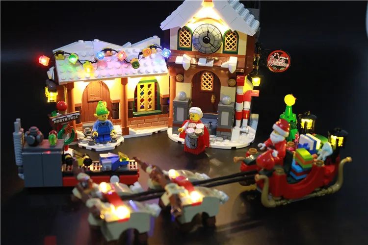 

No Bricks Led Light Kit for Santa's Workshop 10245