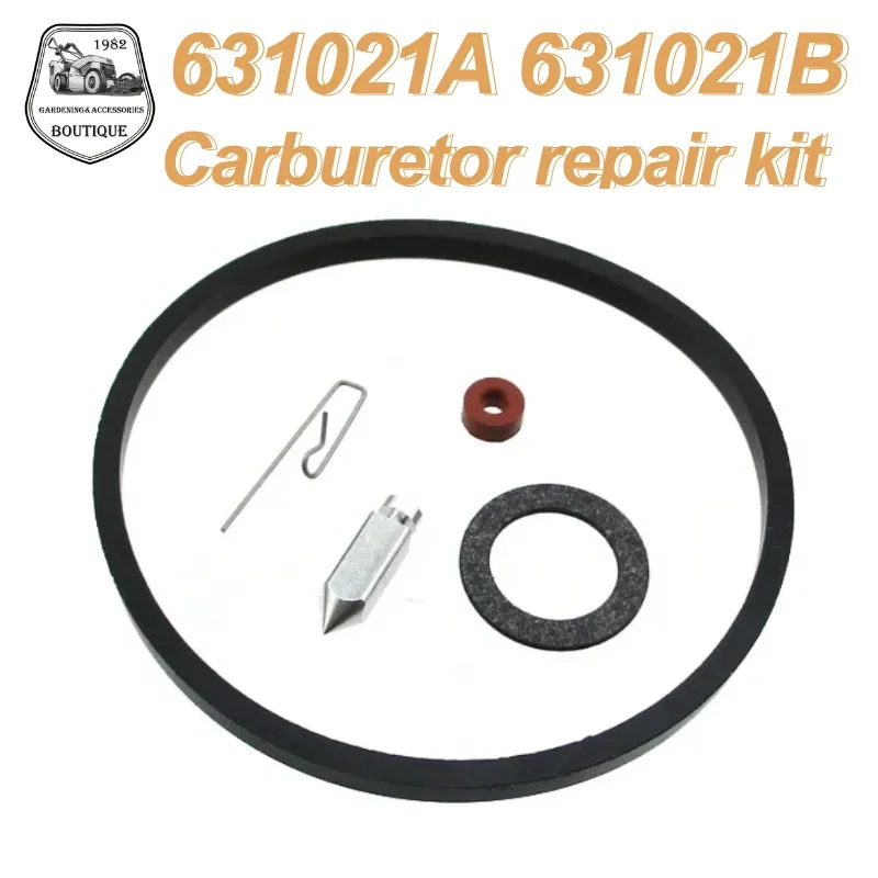 

Carburetor Needle Seat Bowl Gasket Repair Kit for Tecumseh 631021 631021A 631021B V40 V50 V60 VM80 H30 VM100 HMSK HSSK