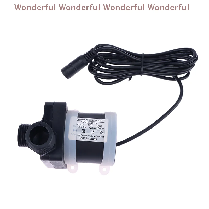 DC 12V 24V IP68 サイレント 4 点ネジ付きブラシレスソーラーモーターウォーターポンプ給湯器シャワー床暖房ブースターポンプ
