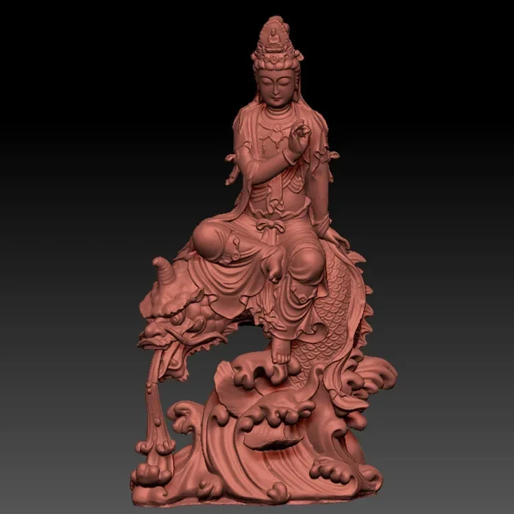 35pcs Buddha 3D Model Avalokitesvara STL Model 3D Carved Figure Sculpture for 3D Printer CNC Router Engraver Carving Printing