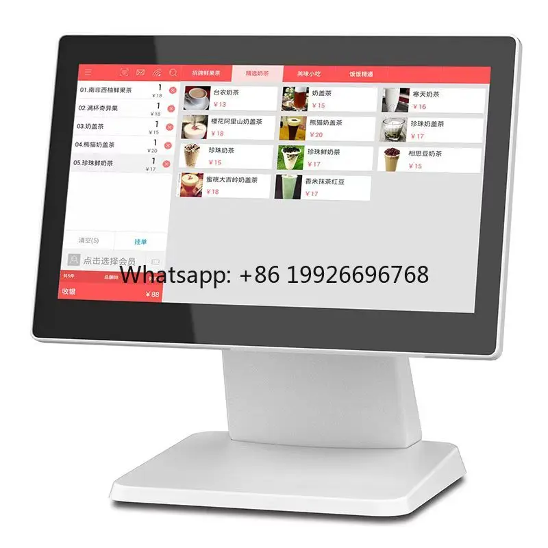 

POS Terminals 14inch All-in-one Cash Register Touch Screen LED Point of Sale POS System for Retail