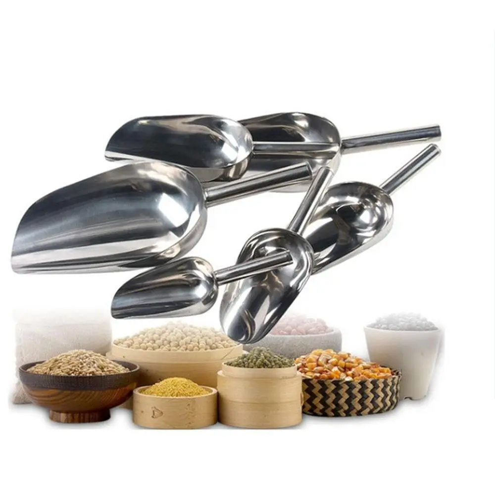 Party Candy Buffet Bar Accessories Ice Scraper Ice Shovel Grain Shovel Stainless Steel