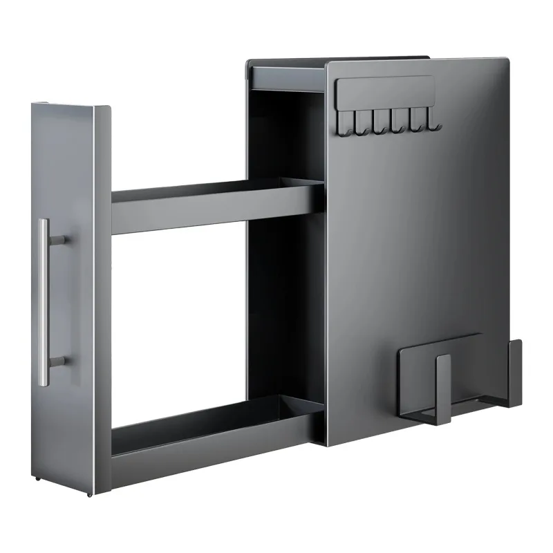 Kitchen rack, countertop, pull-out narrow side rack, seasoning cabinet, household multi-functional soy sauce and vinegar