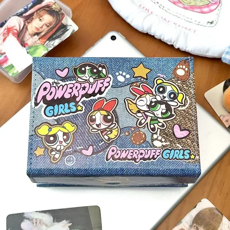 جديد The Powerpuff Girls Blossom Bubbles Buttercup صندوق غبار محيطي، قيمة عالية، سعة كبيرة امتصاص مغناطيسي Nanobox