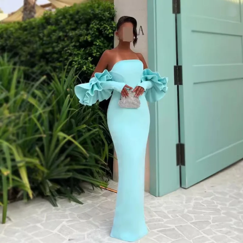 

Sexy Evening Dresses Slit One Shoulder Prom Dress Satin Special Occasion Homecoming Party Gown Customizedفساتين سهرات