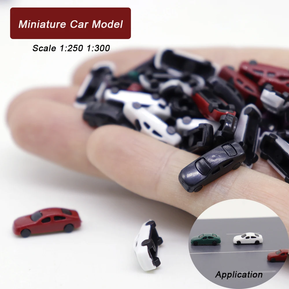 

1:250 1:300 DIY Miniature Car Model Scale ABS Plastic Vehicle Toys Railway Train Layout Architecture Building Landscape Diorama