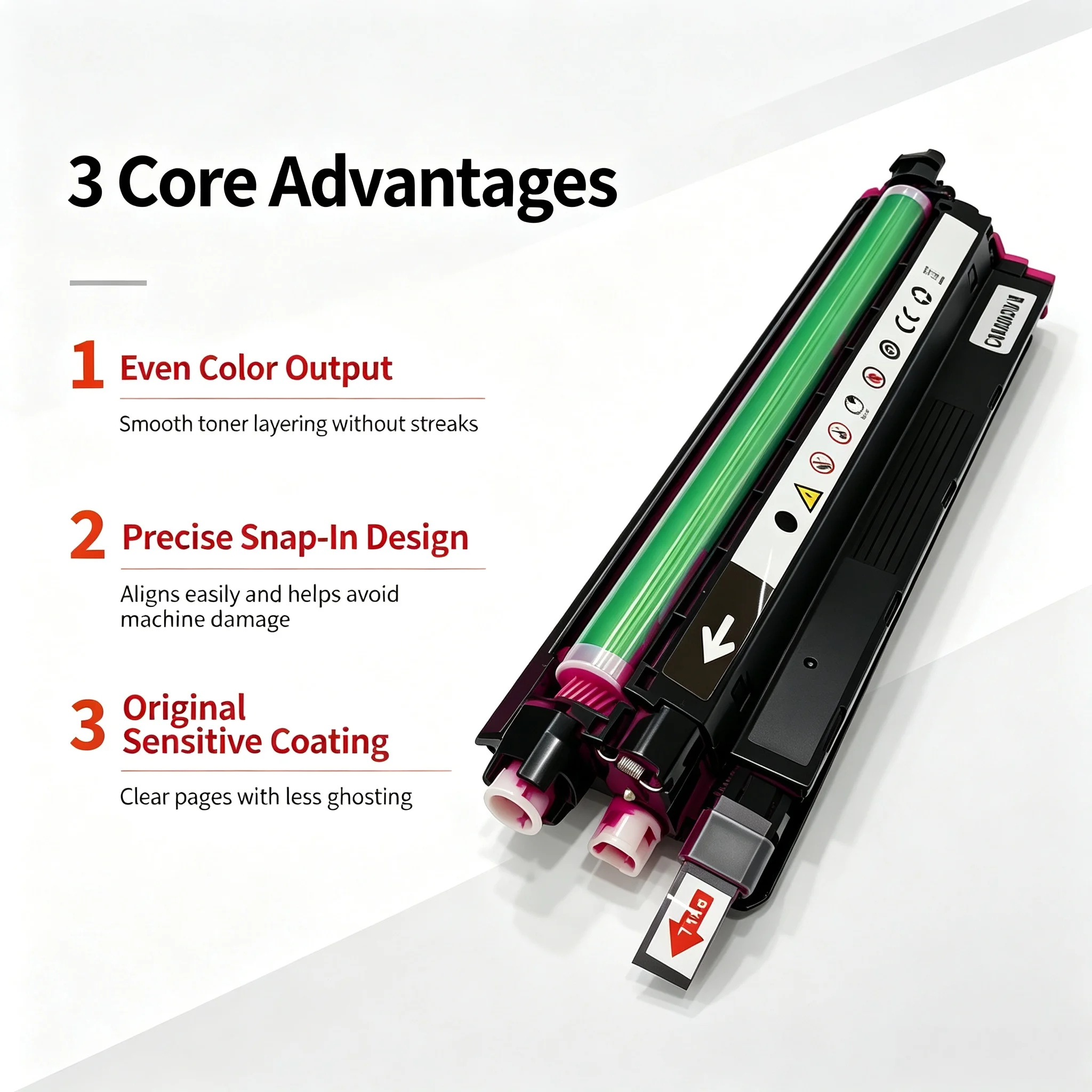 Black Color Cartridge Drum Unit For Dell C2660 C2665 C3760 C3765 Printer,331-8434 C2660dn C3760n C3765dn Image Drum Unit,60K