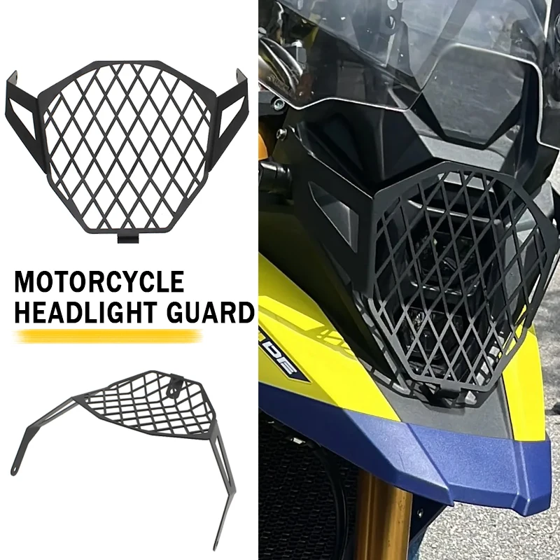 NEW Motorcycle Headlight Head Light Guard Protector Cover Protection Grill For Suzuki V-STROM 800DE 800 DE VSTROM 2023 2024