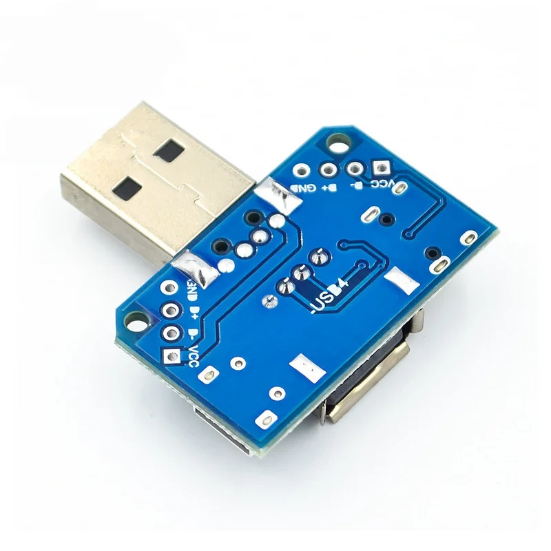 USB Head Switchboard Male  Connector To  Type-c  Micro  Female  2.54-4P Transfer Test Board  Adapter Plate XY-4