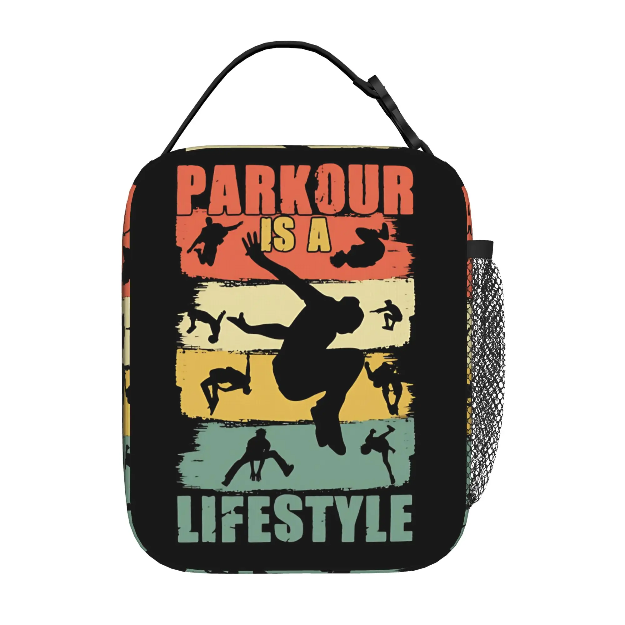 Parkour Meal Bag Freerunning Tricks For A Freestyle Free Runner Lover New Super Quality Multi-Function Food Organizer Lunch Bag