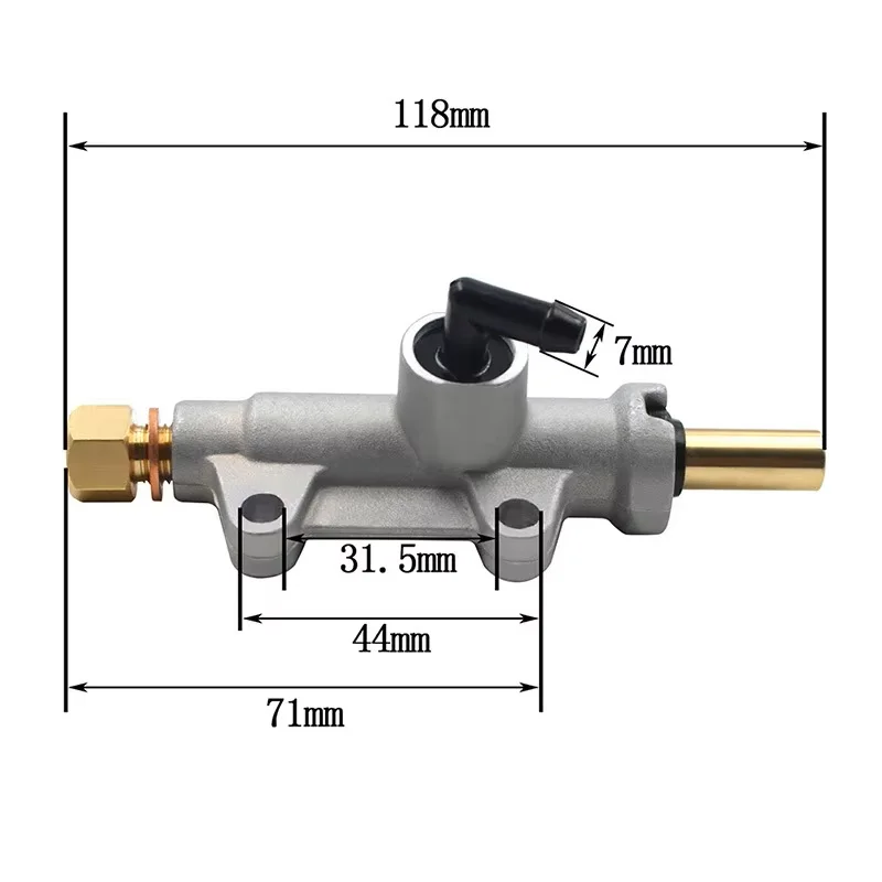 Rear Foot Brake Master Cylinder Pump for ATV Polaris Scrambler Sportsman Woker 335 400 450 500 600 700 800 Diesel 455 Xplorer