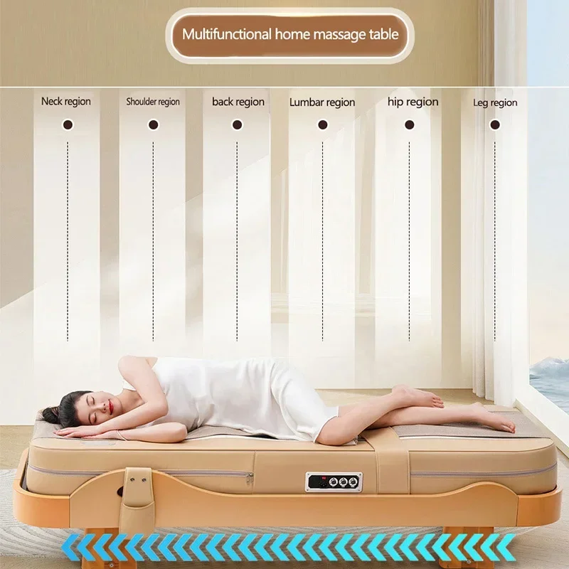 High Quality Table De Massage Professional Luxury Electric Heated  Modern Folding Adjustable Massage Table Bed