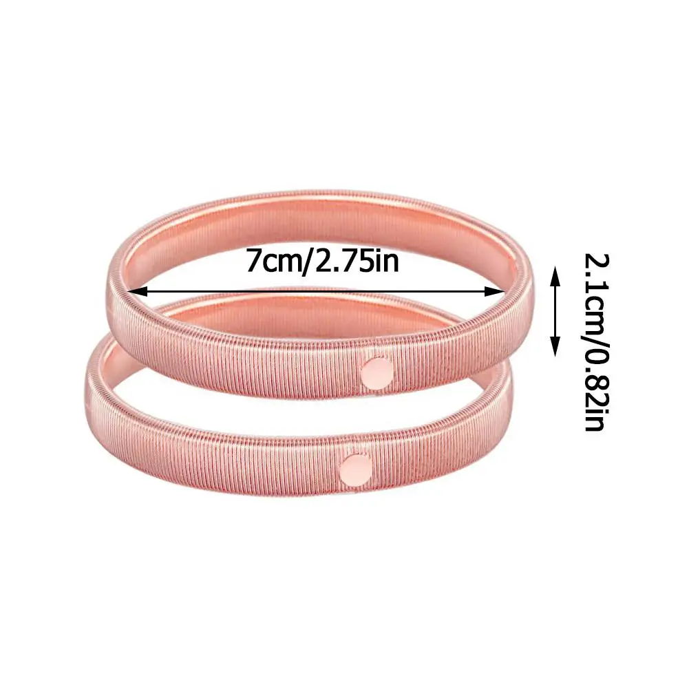 2pcs Anti-Slip Elastic Shirt Sleeve Arm Loop Armband Spring For Men And Women Shirt Bartender Arm Strap Sleeve Decoration