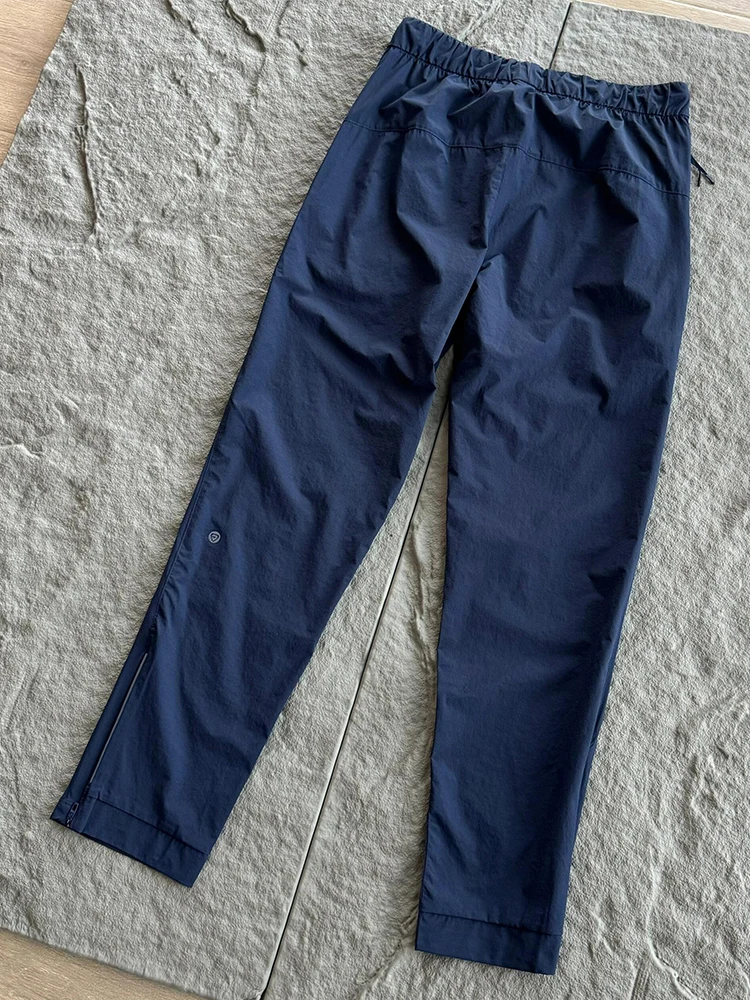 سراويل رياضية خفيفة الوزن من الحرير الجليدي سريعة الجفاف للرجال صيفية لركوب الدراجات في الهواء الطلق سراويل مستقيمة الساق كاج...