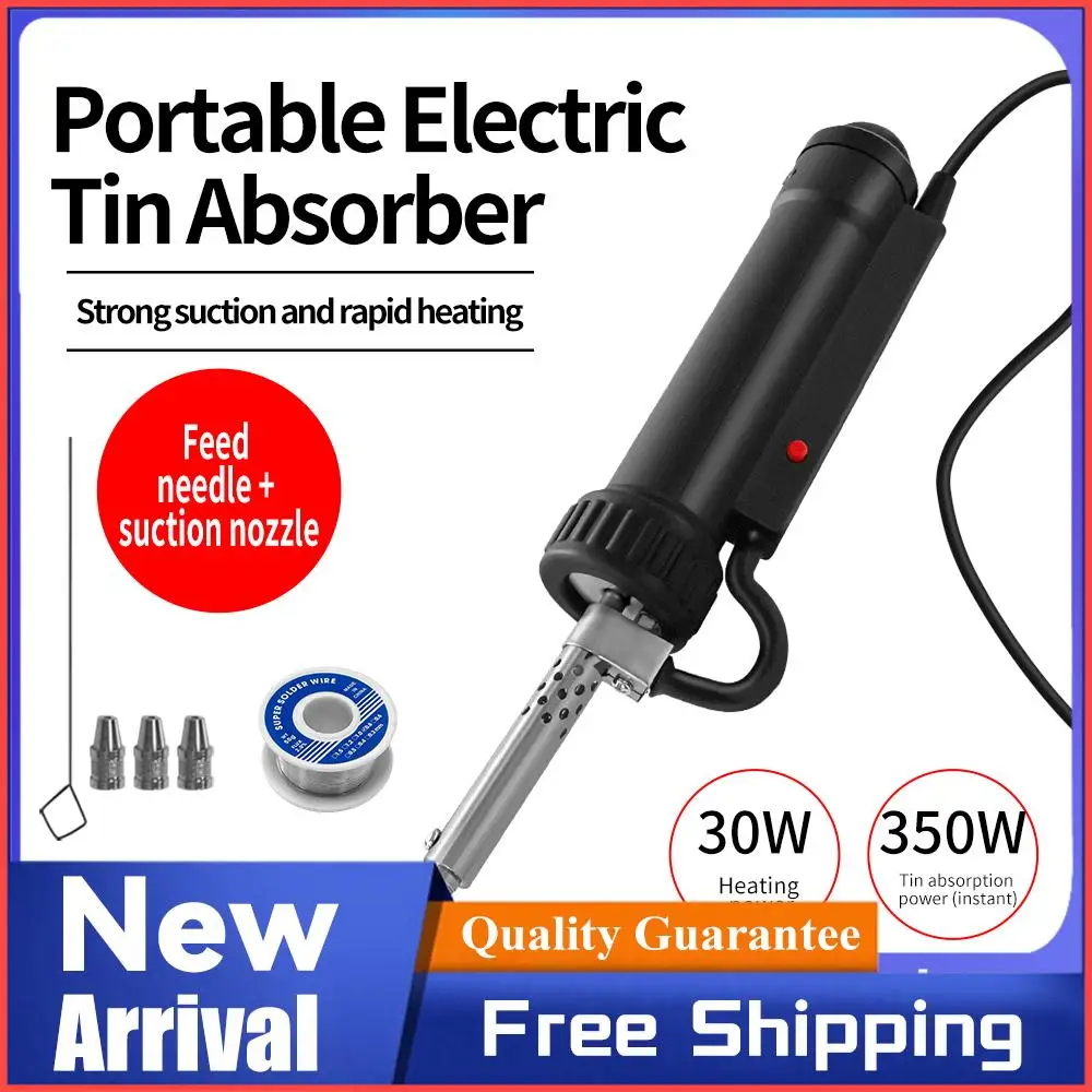 

Электрический вакуумный паяльный пинцет (отсос) из пластика и нержавеющей стали с вилкой EU, мощное всасывание для монтажа печатных плат