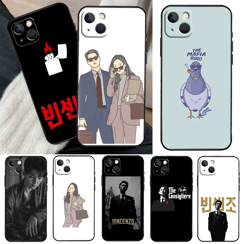 Vincenzo Cassano Kdrama Case For iPhone 16 15 14 Pro Max Plus 13 12 Mini 11 Pro Max Back Cover