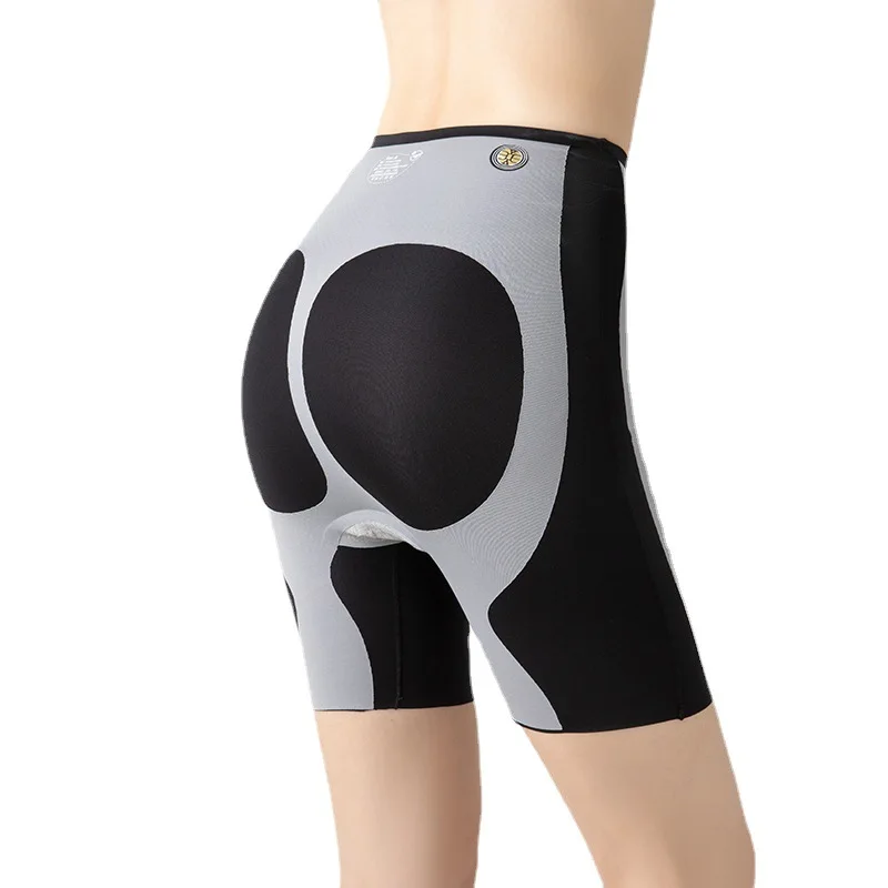 하이웨이스트 벨트 코튼 크로치 리프트 팬츠 여성 웨딩 안전 팬츠 강력 쉐이핑 하이웨이스트 심리스 산후 팬츠