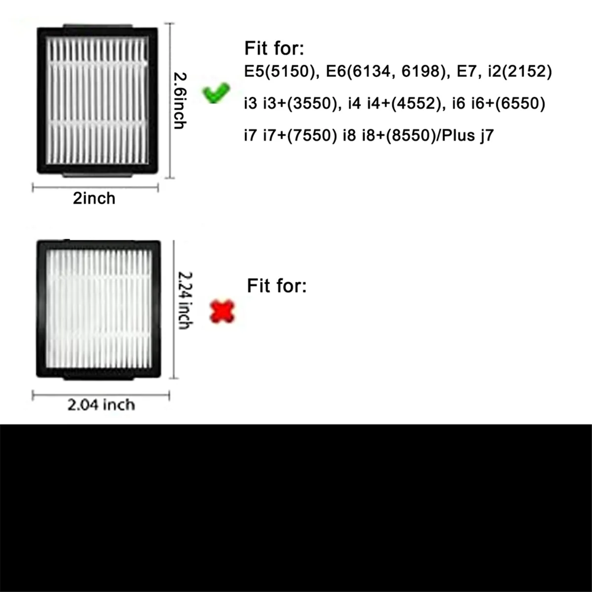 Top-rVervangende onderdelen voor Irobot Roomba I7 I7+ I3 I3+ I4 I4+ I5 I5+ I6 I6+ I8 I8+ J7 J7+/Plus J8 J8+ E5 E6 E7 Robot