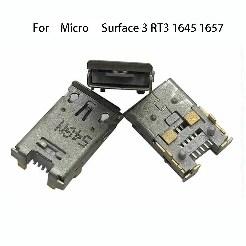 

1PC Tail Plug Computer Power Charging Interface New Micro Jack USB Charge Port Connector For Micro Surface 3 1645 1657 RT3