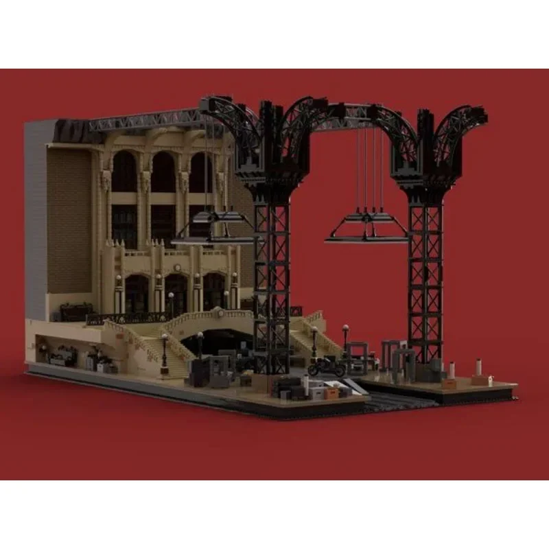 

MOC-176321 Модель классического фильма «Замок», 10028 деталей, игрушка в подарок для мальчиков и детей на день рождения и Рождество