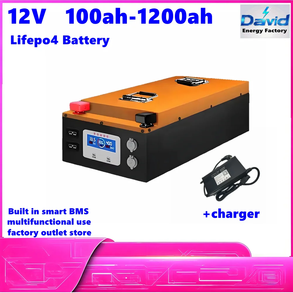 

Литий-железо-фосфатный аккумулятор глубокого разряда 12В 100Ач–1200Ач, промышленный литий-железо-фосфатный аккумуляторный элемент