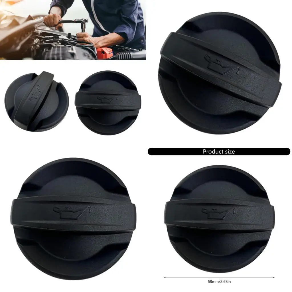 

E7CA Heat Resistant Oil Filler Cover Car Specific Fitment Secure Sealing 11128654637