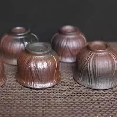 Yunnan Stoneware Firewood Seedpod Cup Boutique Hand Carved Tea Kung Fu