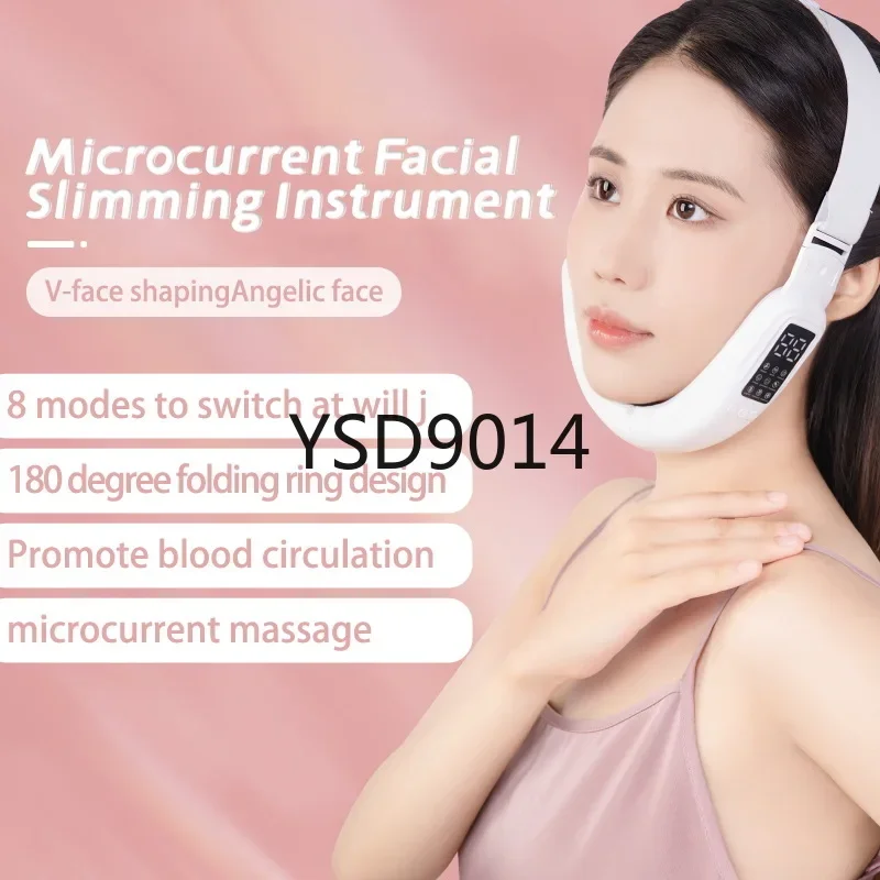 Smart V-face instrument Micro-current facial massager ems remote control Bluetooth thin chin beauty instrument thin face