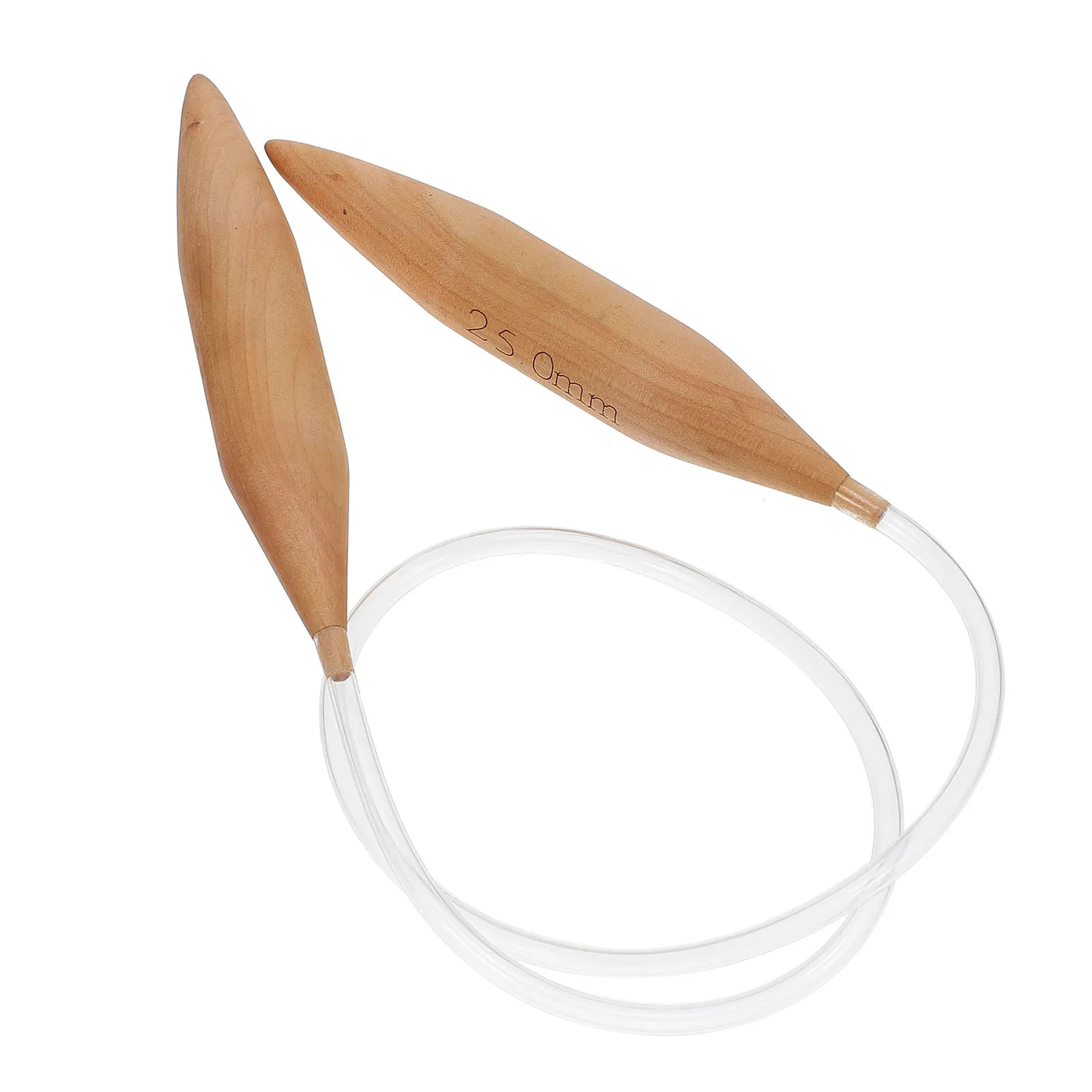 

1Pcs Bamboo Circular Knitting Needle Smooth Polished Surface Lightweight for Sweaters Hats Scarves Gloves DIY Knitting Supplies