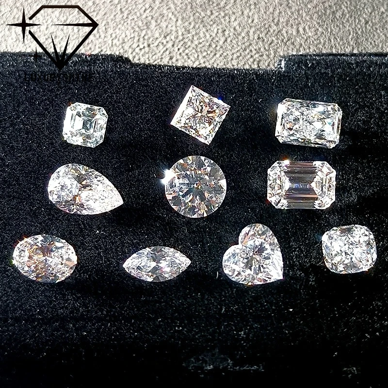 LuxuryShine VS1 Lab Grown Diamond Oval Cut 1-5CT D-F Color With IGI Certificate Real Diamond Loose Diamond custom Jewelry