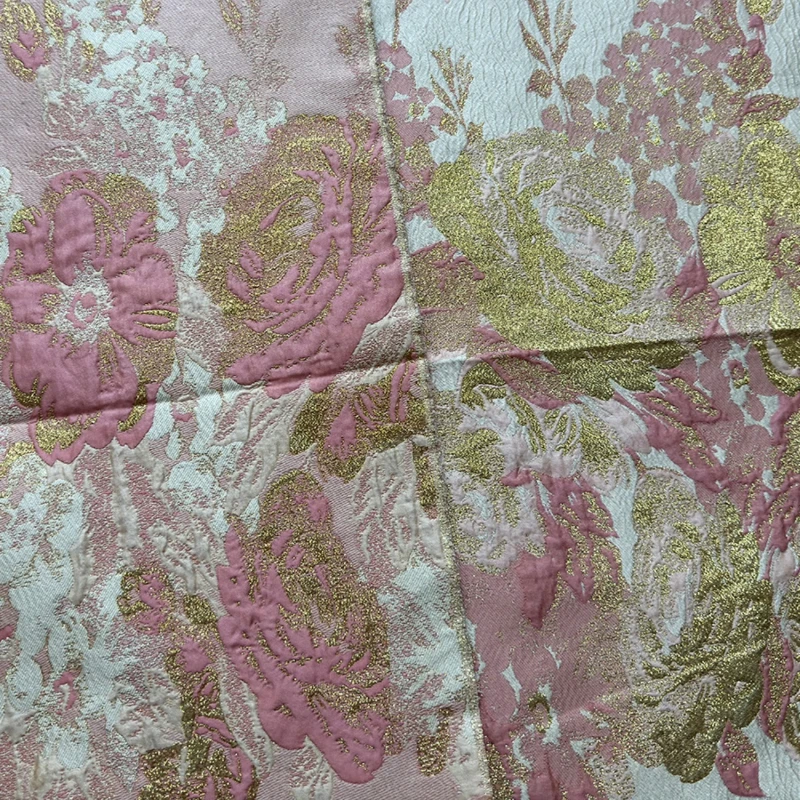 Brocade Jacquard Fabric for Soft Spring Summer Dress Fabrics Polyester Material for Diy Sewing Fashion Cloth By The Yard