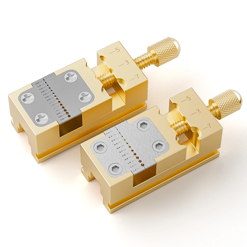 High Quality Brass Bench Vise Clamp Precision Copper Pliers Watch Head Holder Balance Wheel Clamp Table Vise Watch Repair Tool