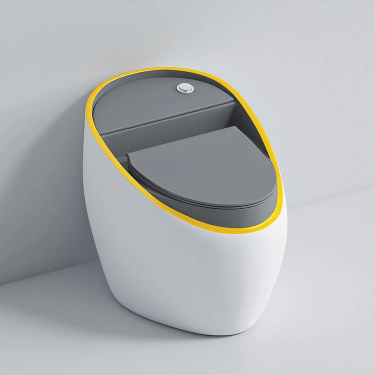 Toilette colorata integrata