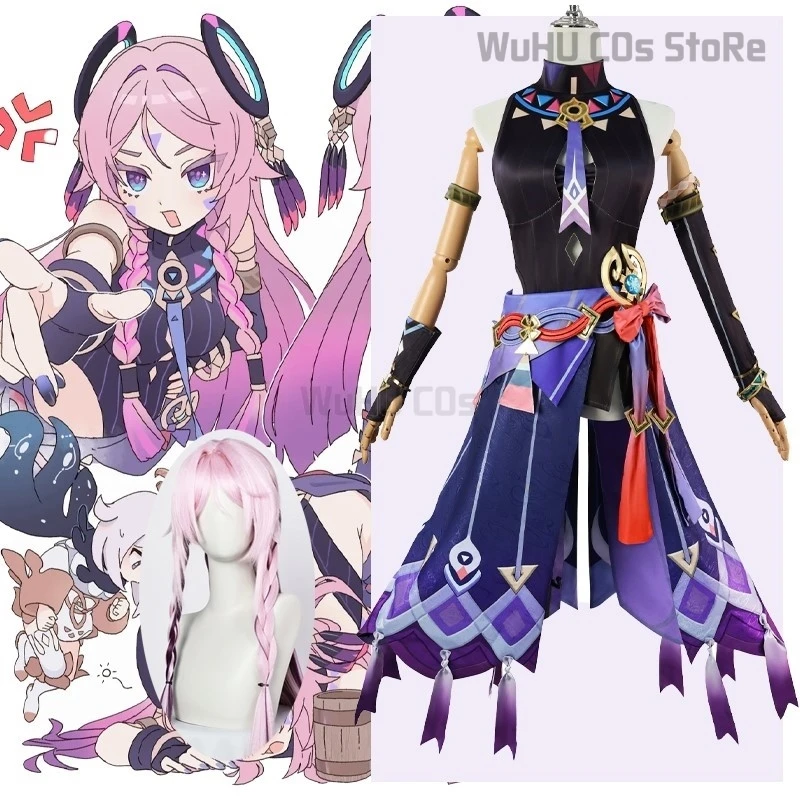Citlali Cosplay Game GenshinImpact Citlali Cosplay Costume Wig Anime Carnival Comic Con Animation Prop