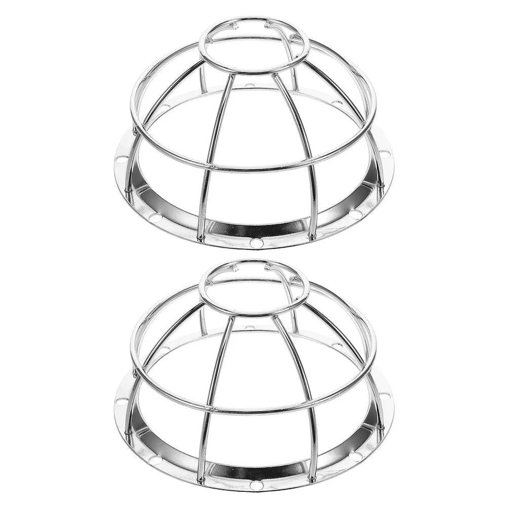 2pcs Smoke Sensor Cover Metal Fire Sprinkler Head Cage Hardwearing Explosionproof Protection For Alarm Detectors Durable Safety