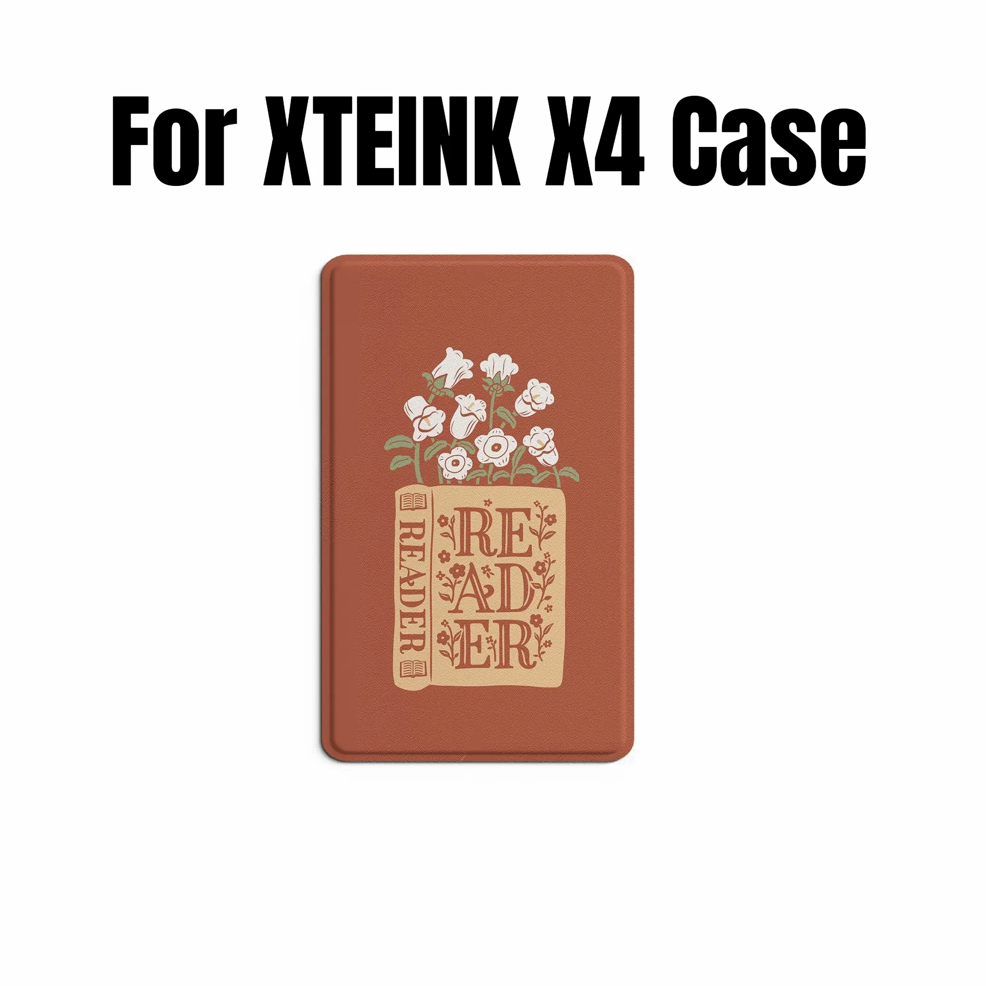 

For XTEINK X4 All-around Shockproof Magnetic Protective Case Flip Design Protective e-reader Case Compatible with official Case
