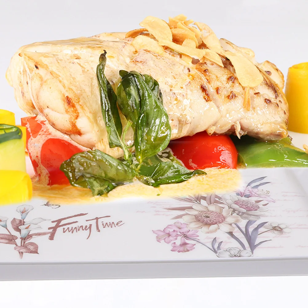 

Rectangular Storage Tray Melamine Sushi Plate For Tea Coffee Snacks Home Hotel Use Food Serving Dish