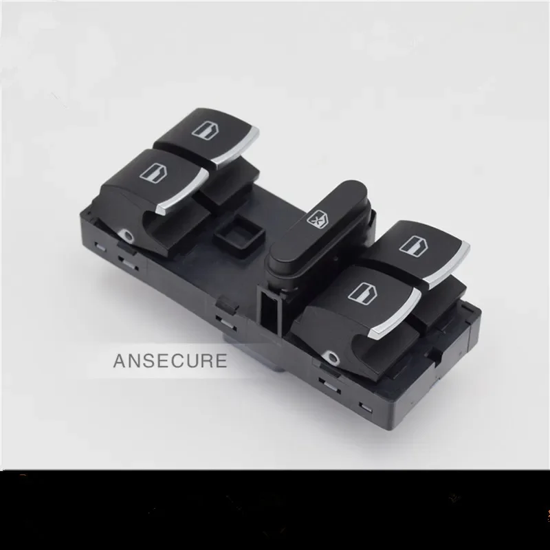 chrome Driver Side Master Window Switch For VW Jetta Golf GTI MK5 MK6 Passat B6 Tiguan  1K4959857A  5K4959 857